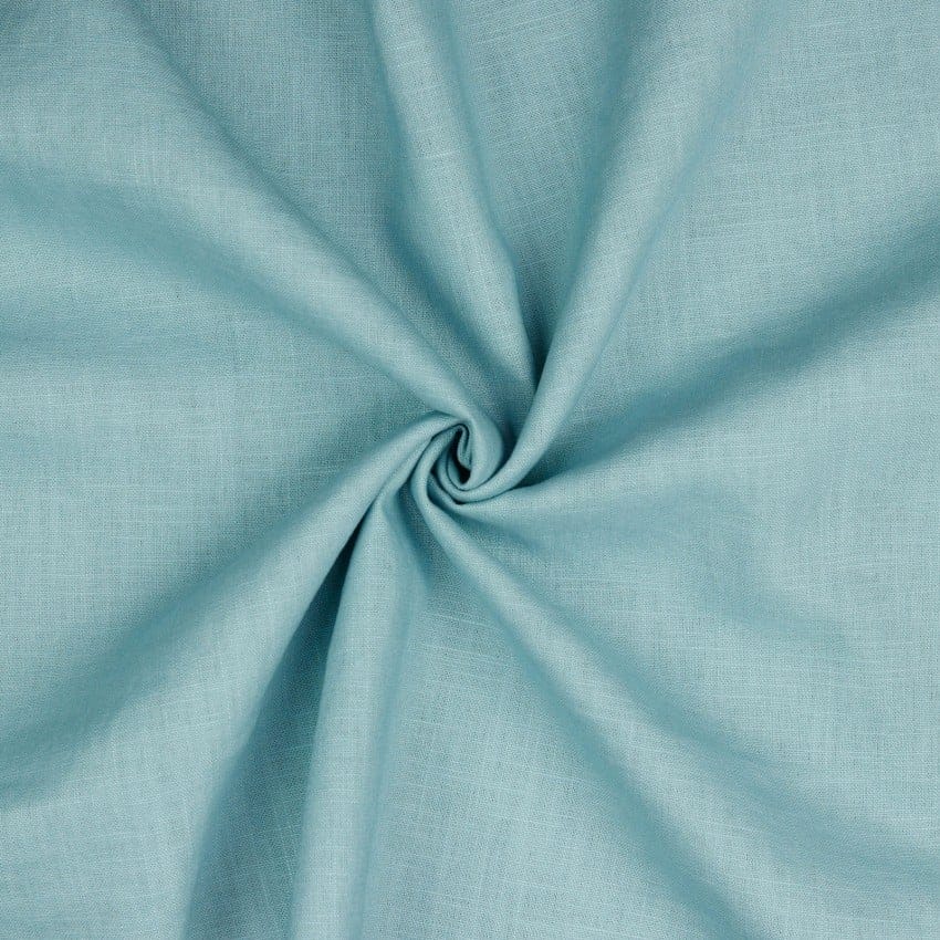 Linen Washed Fabric, 54/55" Wide in Nile by Verhees