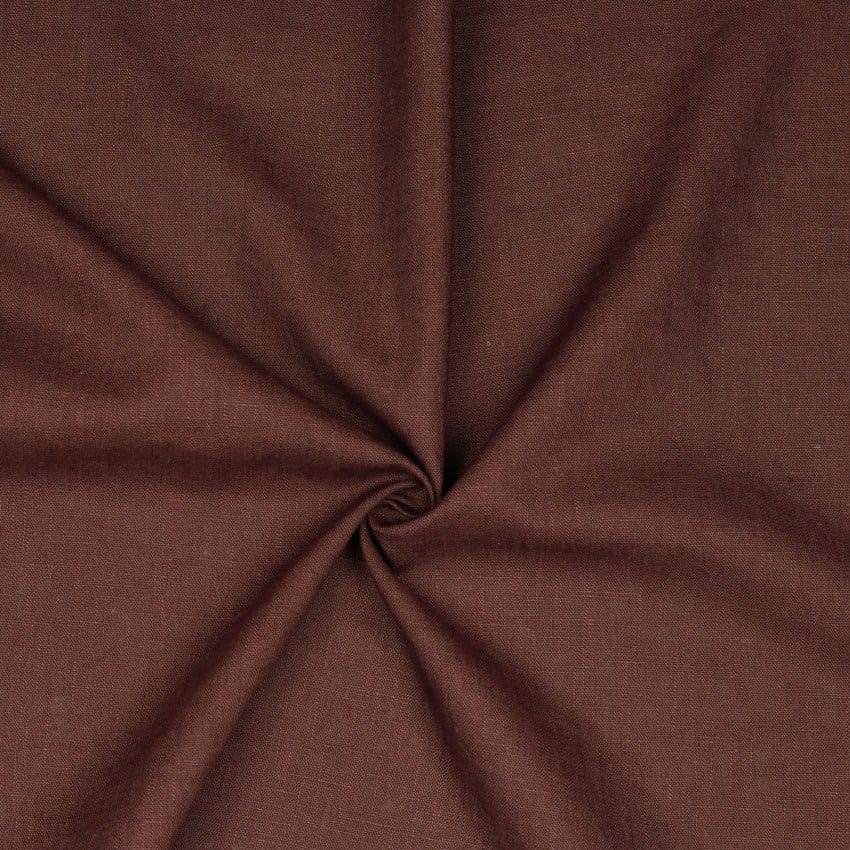 Linen Washed Fabric, 54/55" Wide in Old Purple by Verhees