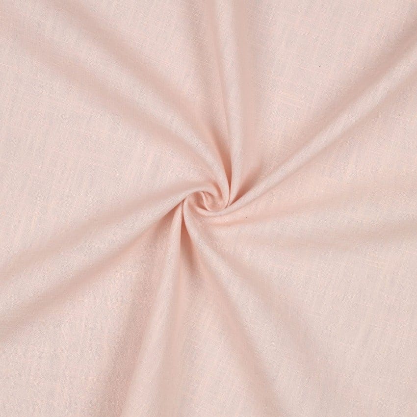 Linen Washed Fabric, 54/55" Wide in Light Salmon by Verhees