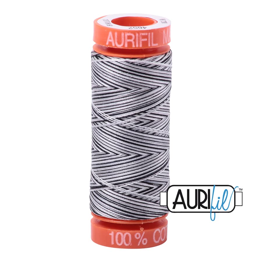50wt Cotton Thread in 4652 Licorice Twist by Aurifil - Image 3