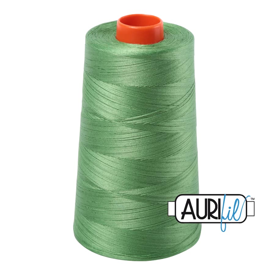 50wt Cotton Thread in 2884 Green Yellow by Aurifil - Image 2