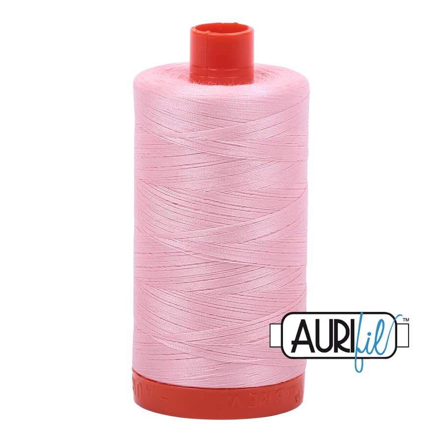 50wt Cotton Thread in 2423 Baby Pink by Aurifil