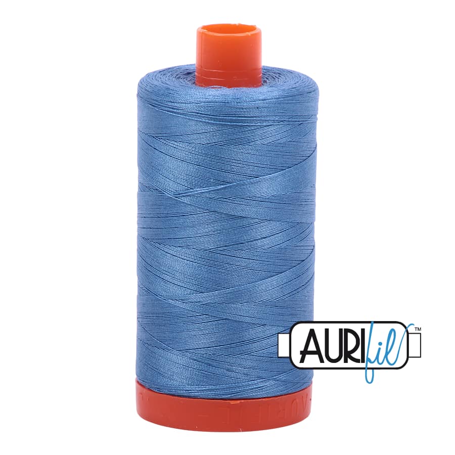 50wt Cotton Thread in 2725 Light Wedgewood by Aurifil