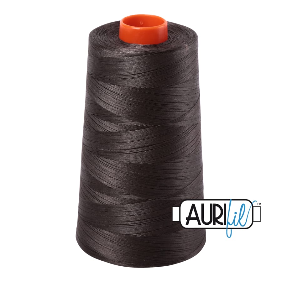 50wt Cotton Thread in 5013 Asphalt by Aurifil - Image 2