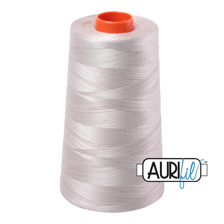 50wt Cotton Thread in 6725 Moondust by Aurifil - Image 2