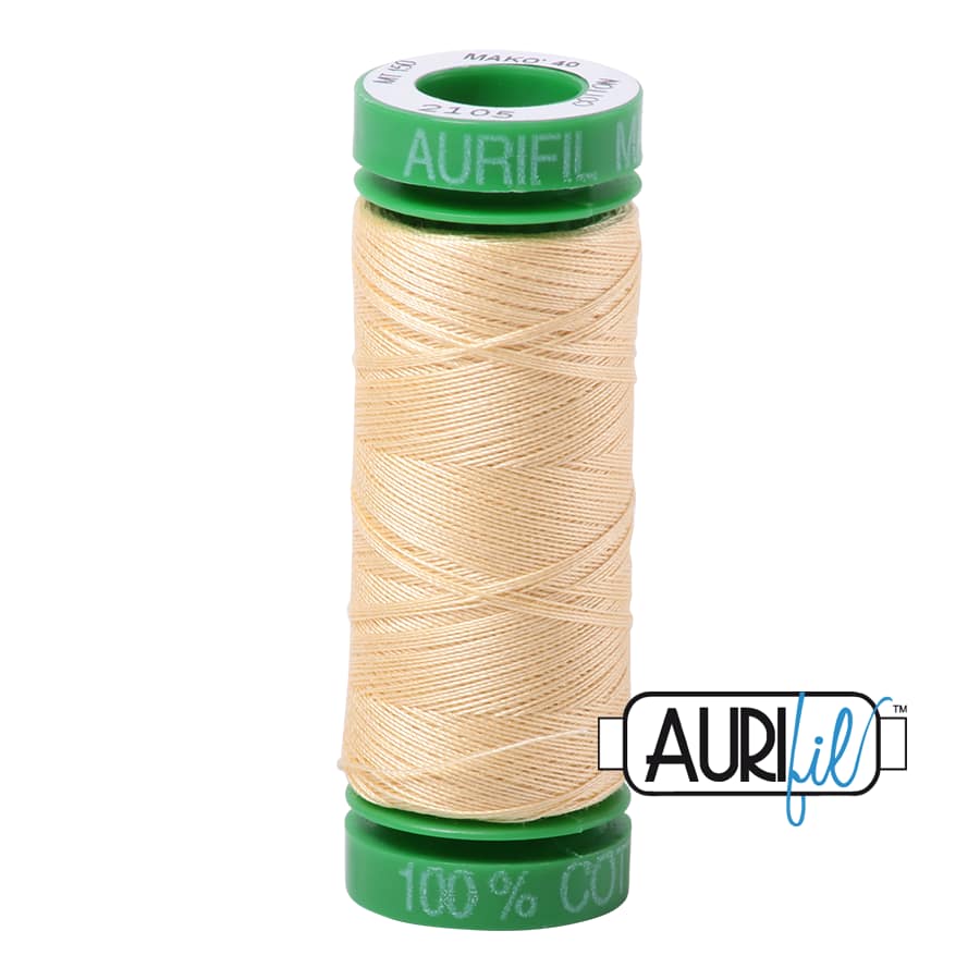40wt Cotton Thread in 2105 Champagne by Aurifil - Image 2