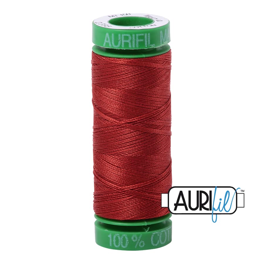 40wt Cotton Thread in 2395 Pumpkin Spice by Aurifil - Image 2