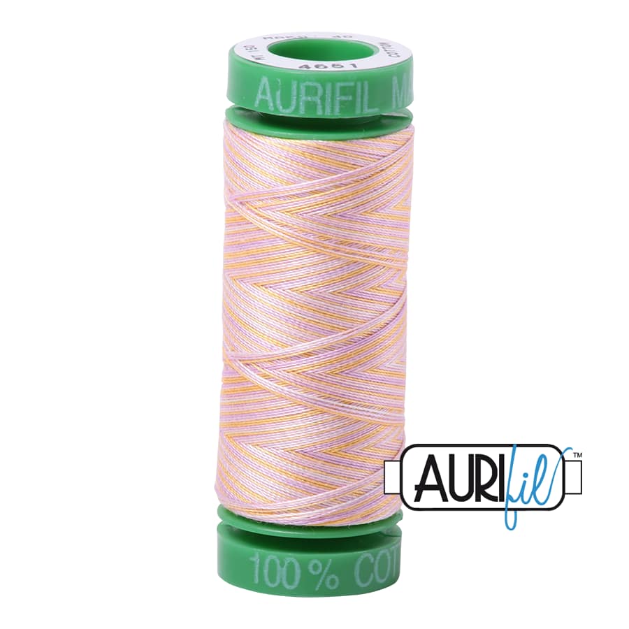 40wt Cotton Thread in 4651 Bari by Aurifil - Image 2