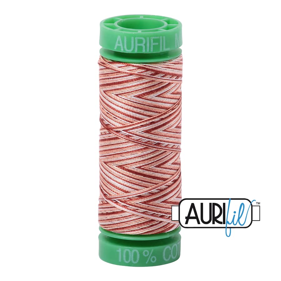 40wt Cotton Thread in 4656 Cinnamon Sugar by Aurifil - Image 2