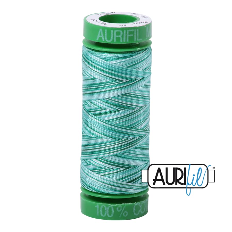 40wt Cotton Thread in 4662 Creme de Menthe by Aurifil - Image 2