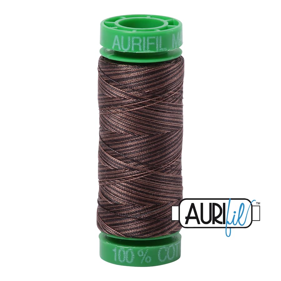 40wt Cotton Thread in 4671 Mocha Mousse by Aurifil - Image 2