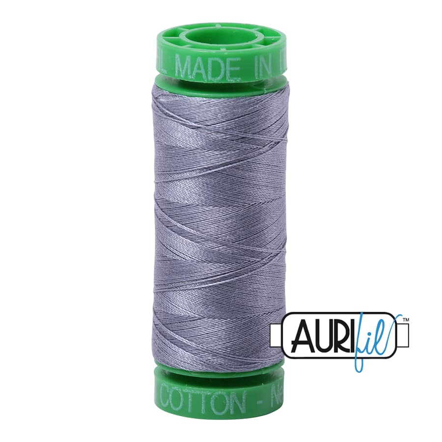40wt Cotton Thread in 6734 Swallow by Aurifil - Image 2