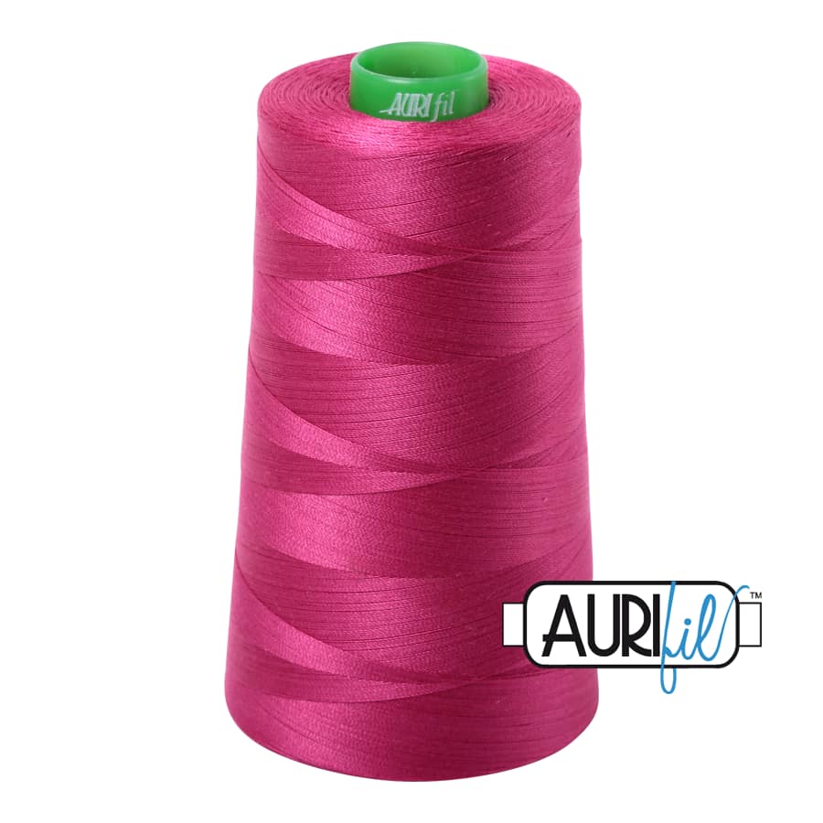 40wt Cotton Thread in 1100 Red Plum by Aurifil - Image 3