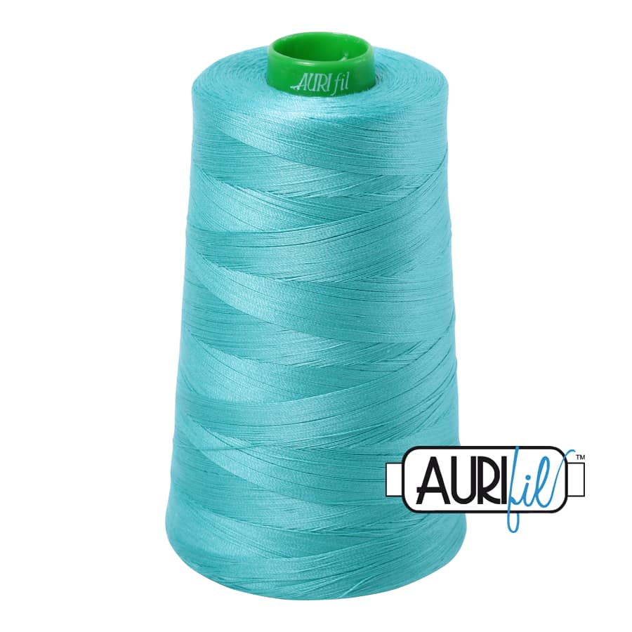 40wt Cotton Thread in 1148 Light Jade by Aurifil - Image 3