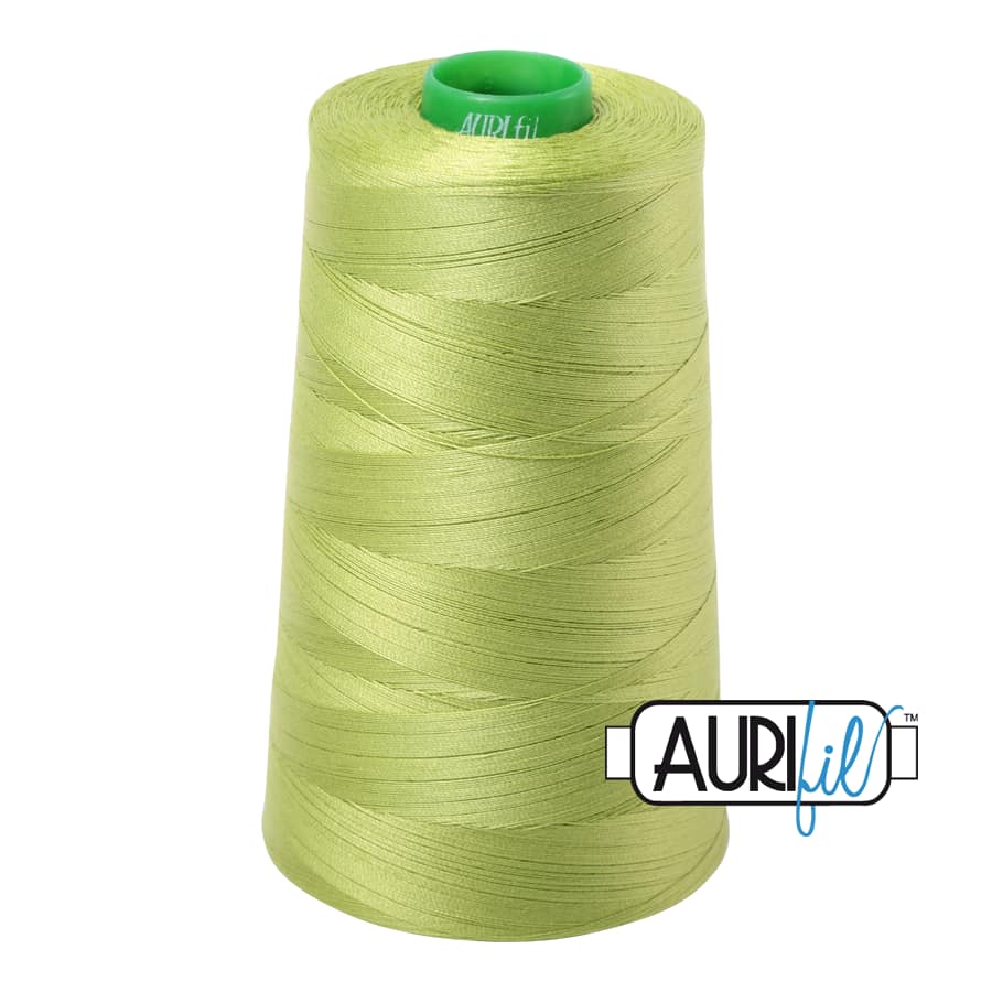 40wt Cotton Thread in 1231 Spring Green by Aurifil - Image 3
