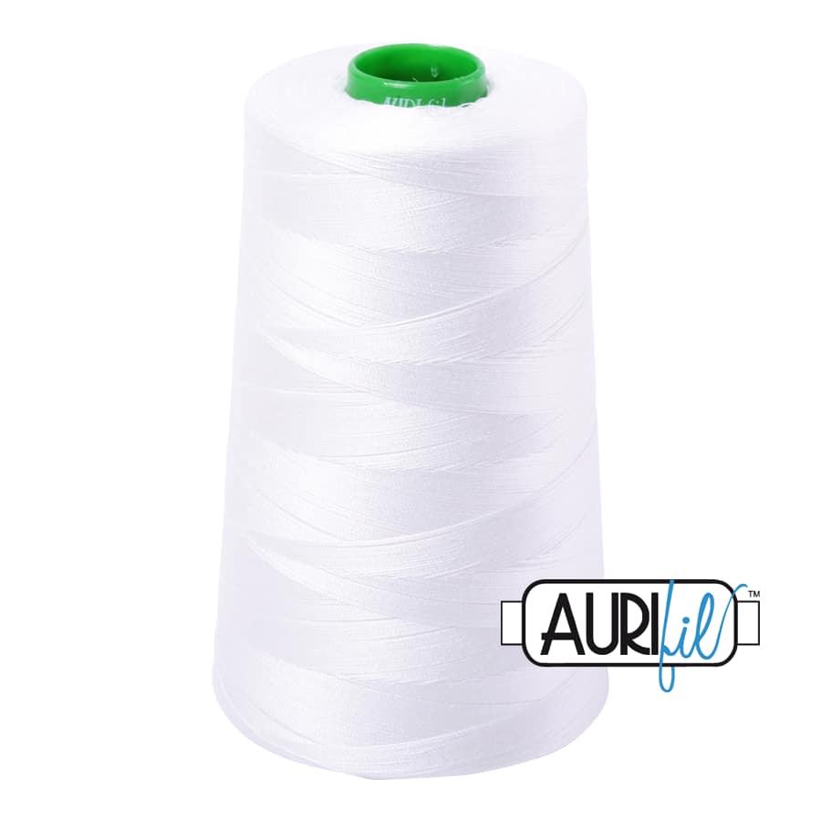 40wt Cotton Thread in 2021 Natural White by Aurifil - Image 3
