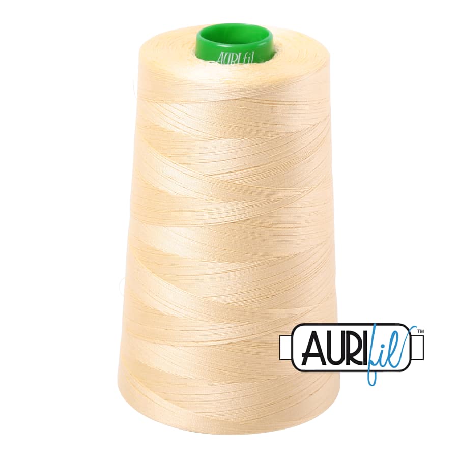 40wt Cotton Thread in 2105 Champagne by Aurifil - Image 3