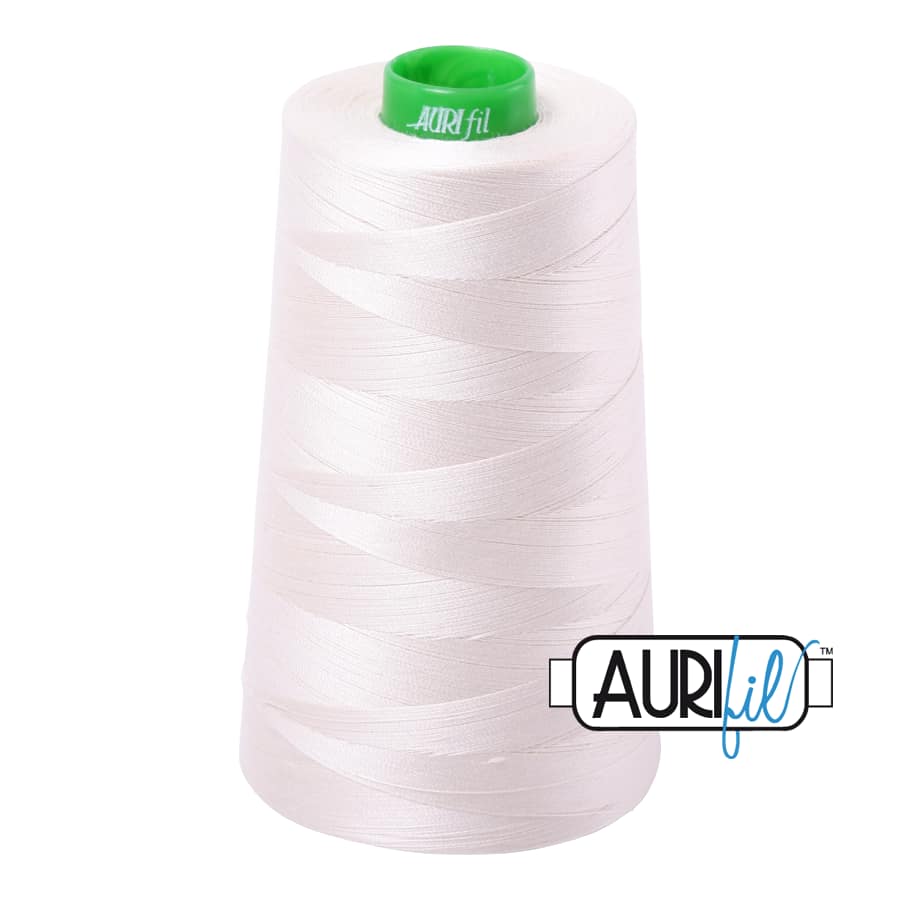 40wt Cotton Thread in 2311 Muslin by Aurifil - Image 3