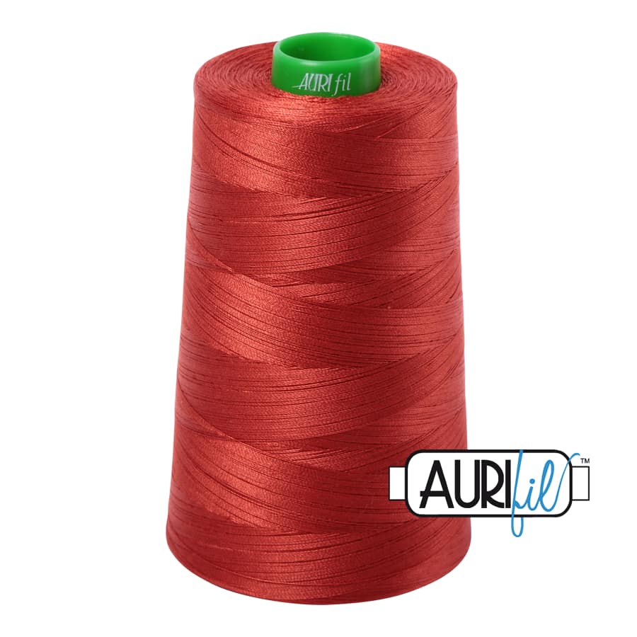 40wt Cotton Thread in 2395 Pumpkin Spice by Aurifil - Image 3