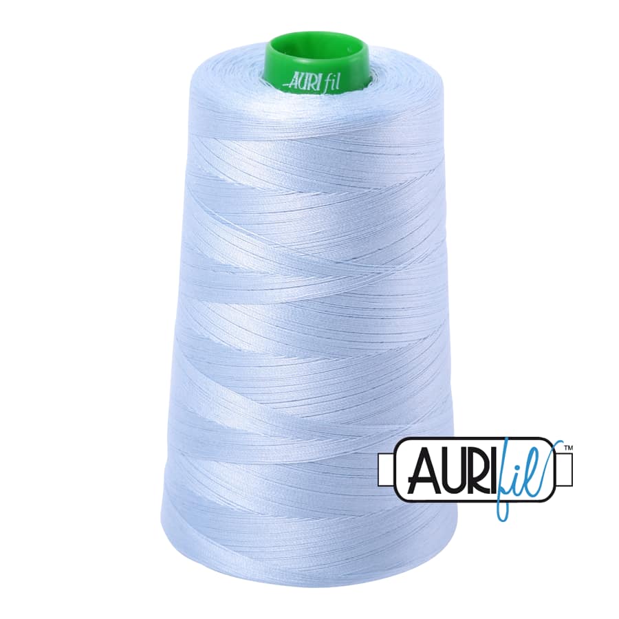 40wt Cotton Thread in 2710 Light Robbins Egg by Aurifil - Image 3