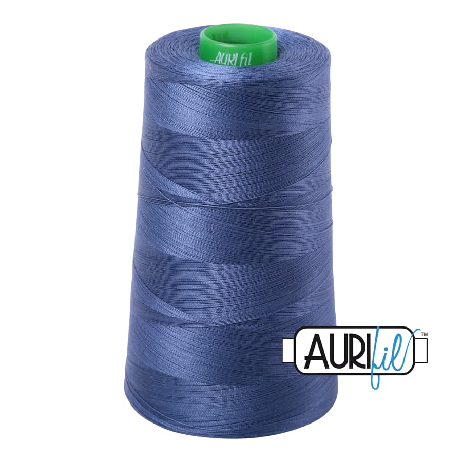 40wt Cotton Thread in 2775 Steel Blue by Aurifil - Image 3