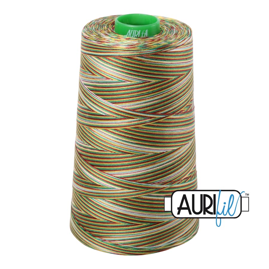 40wt Cotton Thread in 4650 Leaves by Aurifil - Image 3