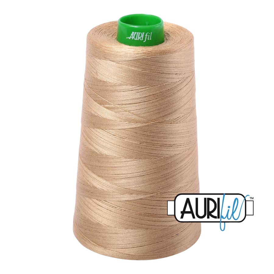 40wt Cotton Thread in 5010 Blond Beige by Aurifil - Image 3
