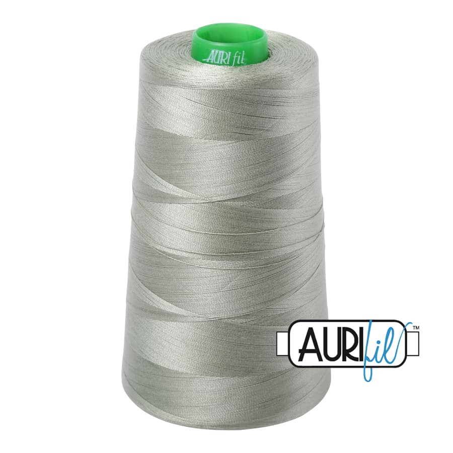 40wt Cotton Thread in 5019 Military Green by Aurifil - Image 3