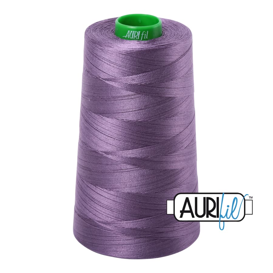 40wt Cotton Thread in 6735 Plumtastic by Aurifil - Image 3