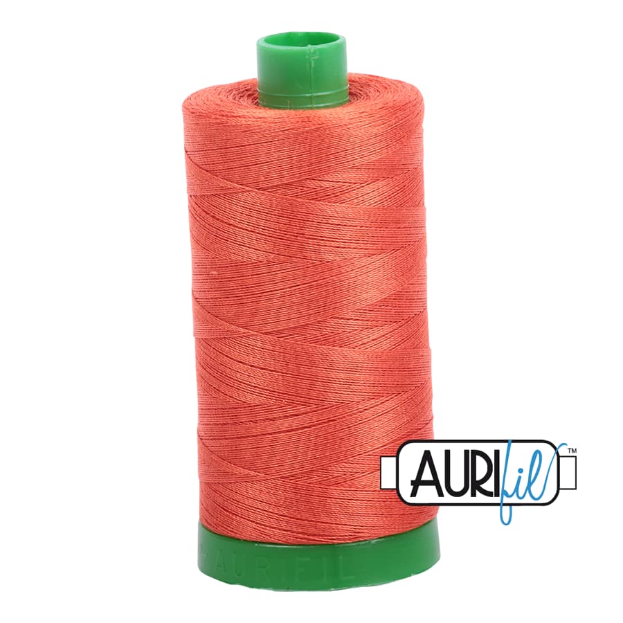 40wt Cotton Thread in 1154 Dusty Orange by Aurifil