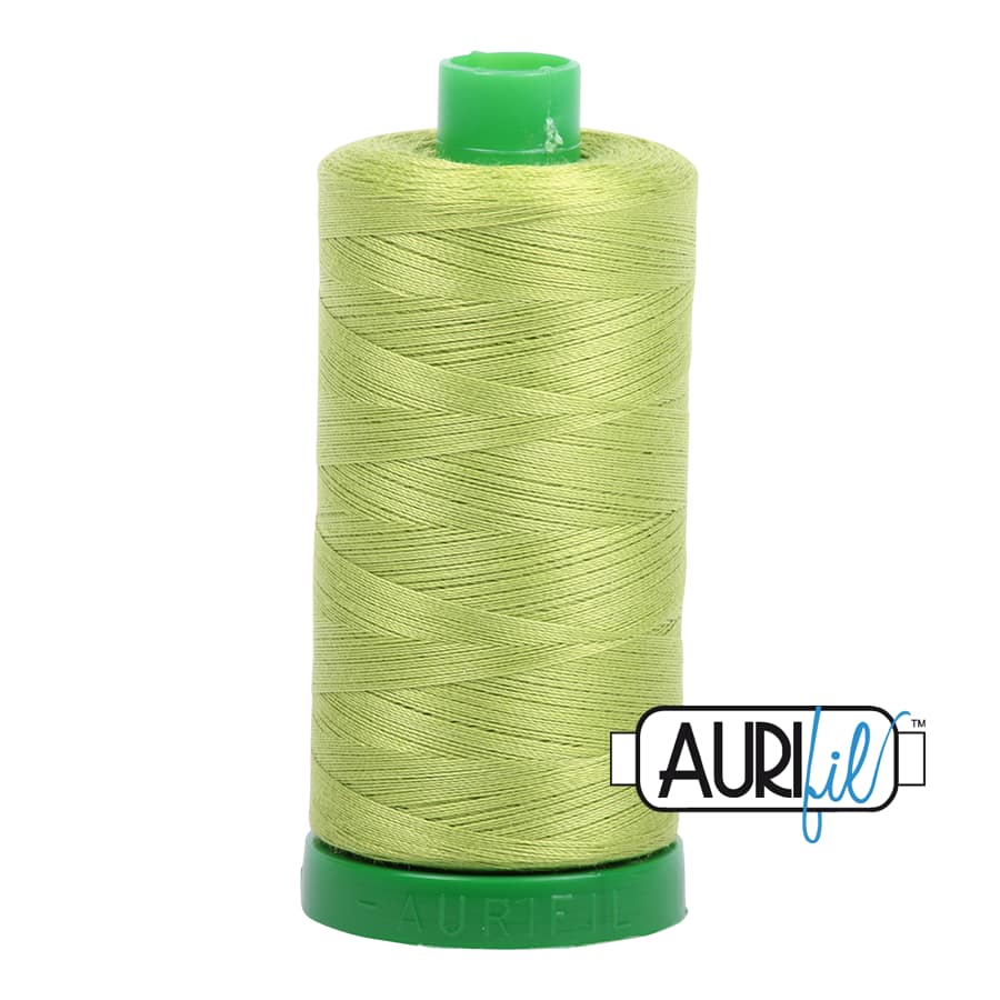 40wt Cotton Thread in 1231 Spring Green by Aurifil