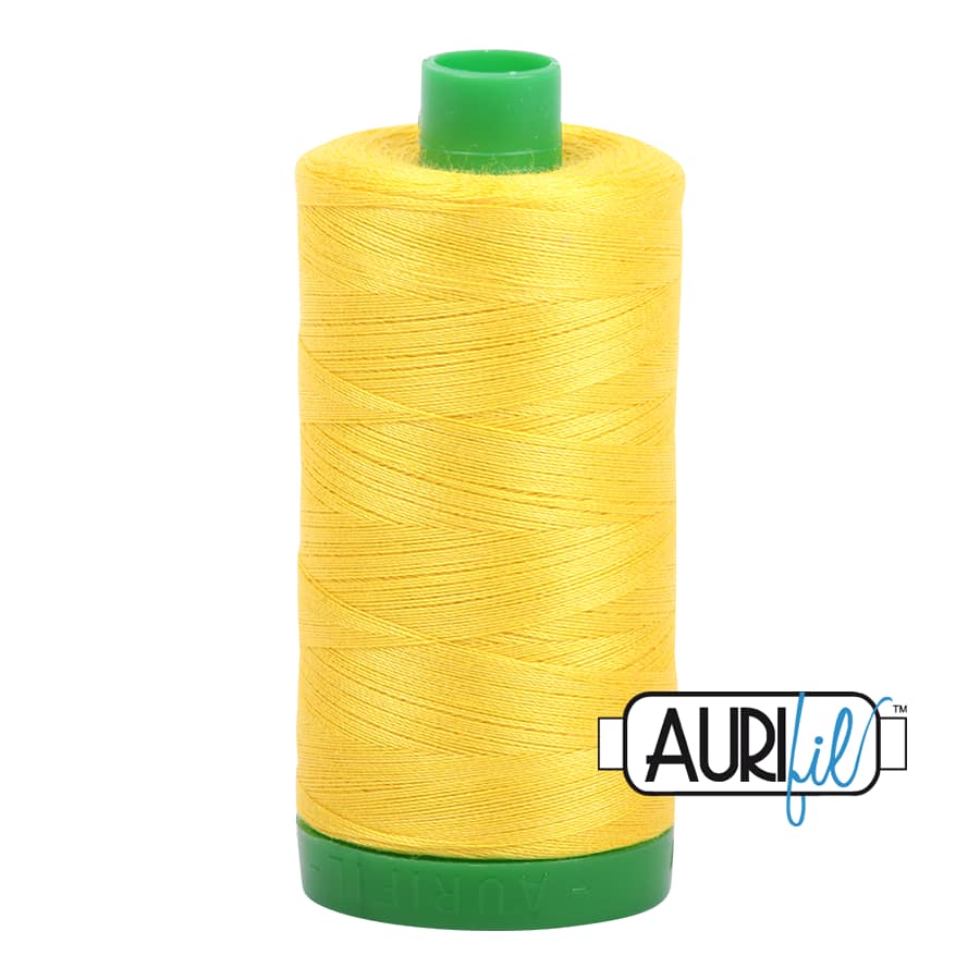 40wt Cotton Thread in 2120 Canary by Aurifil