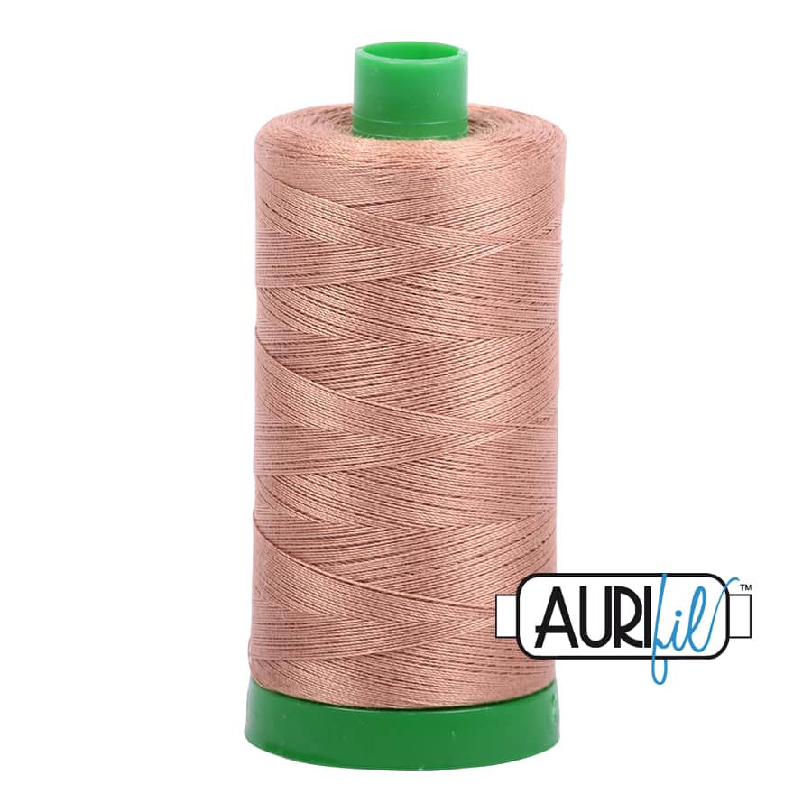 40wt Cotton Thread in 2340 Cafe' au Lait by Aurifil