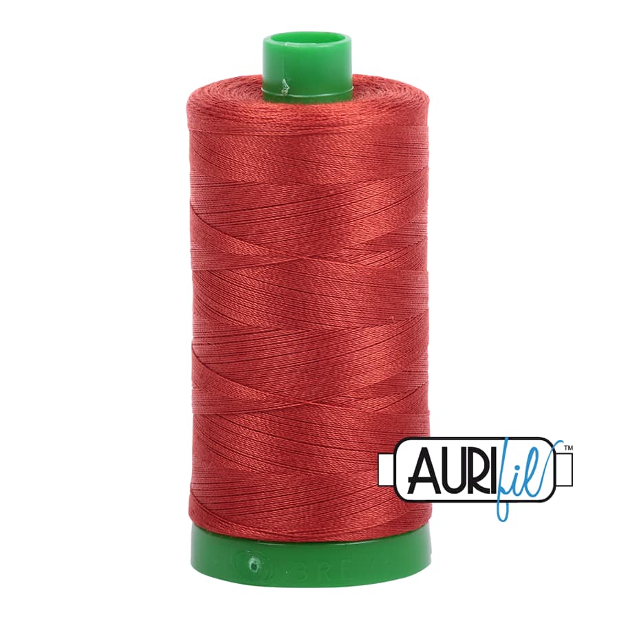 40wt Cotton Thread in 2395 Pumpkin Spice by Aurifil