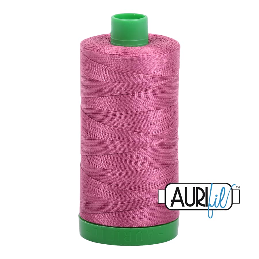 40wt Cotton Thread in 2450 Rose by Aurifil