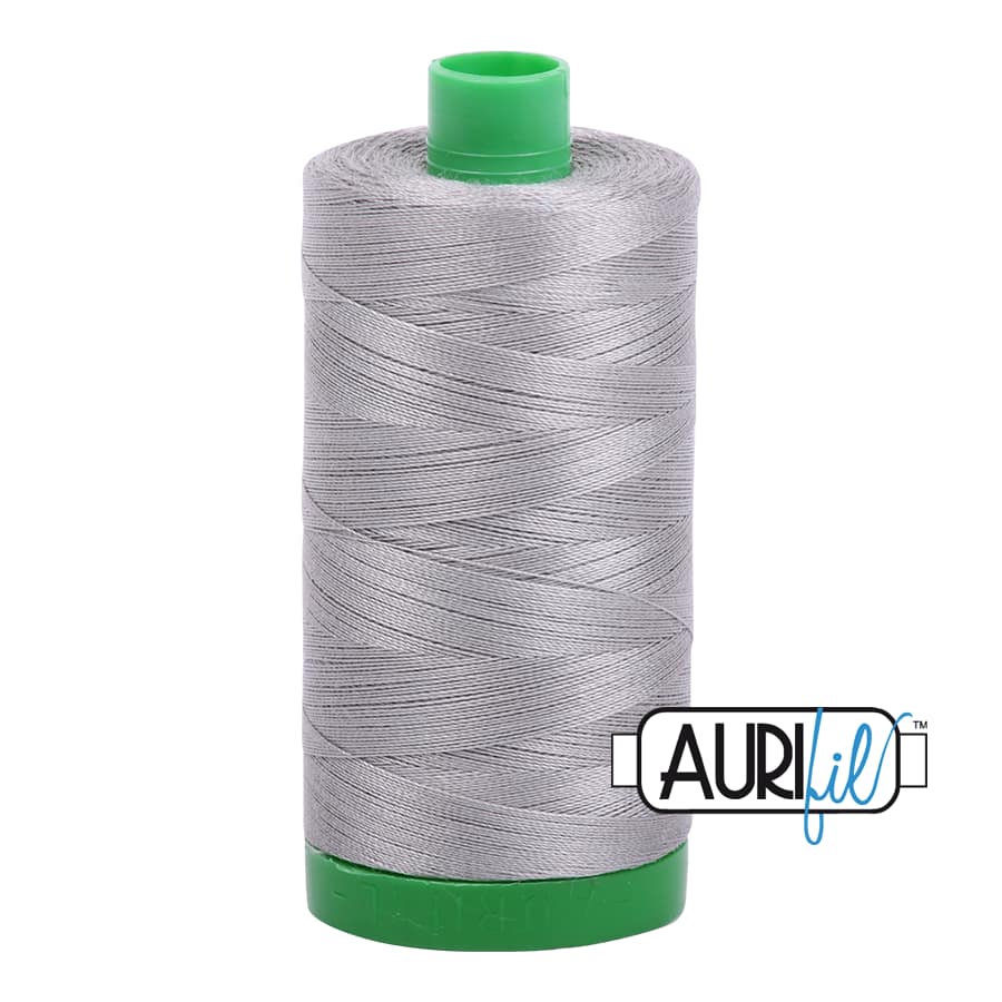 40wt Cotton Thread in 2620 Stainless Steel by Aurifil