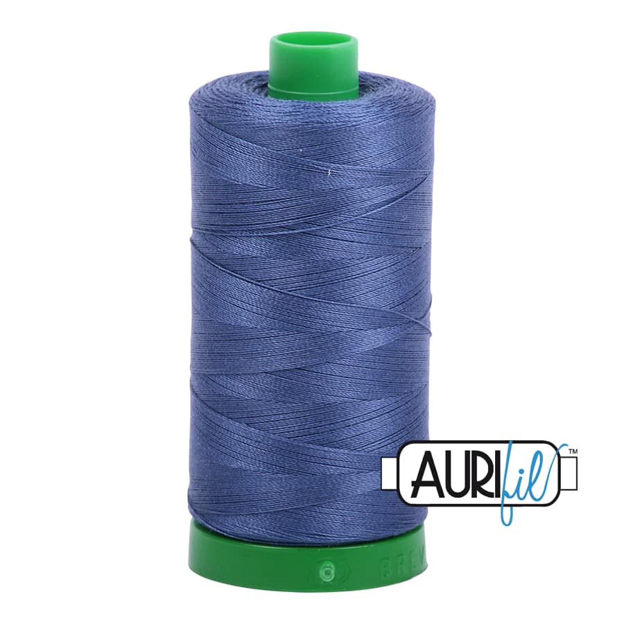 40wt Cotton Thread in 2775 Steel Blue by Aurifil