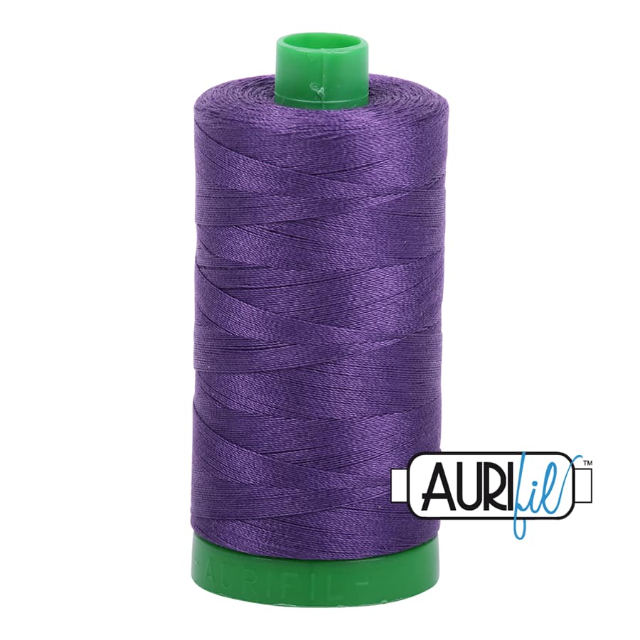 40wt Cotton Thread in 4225 Eggplant by Aurifil