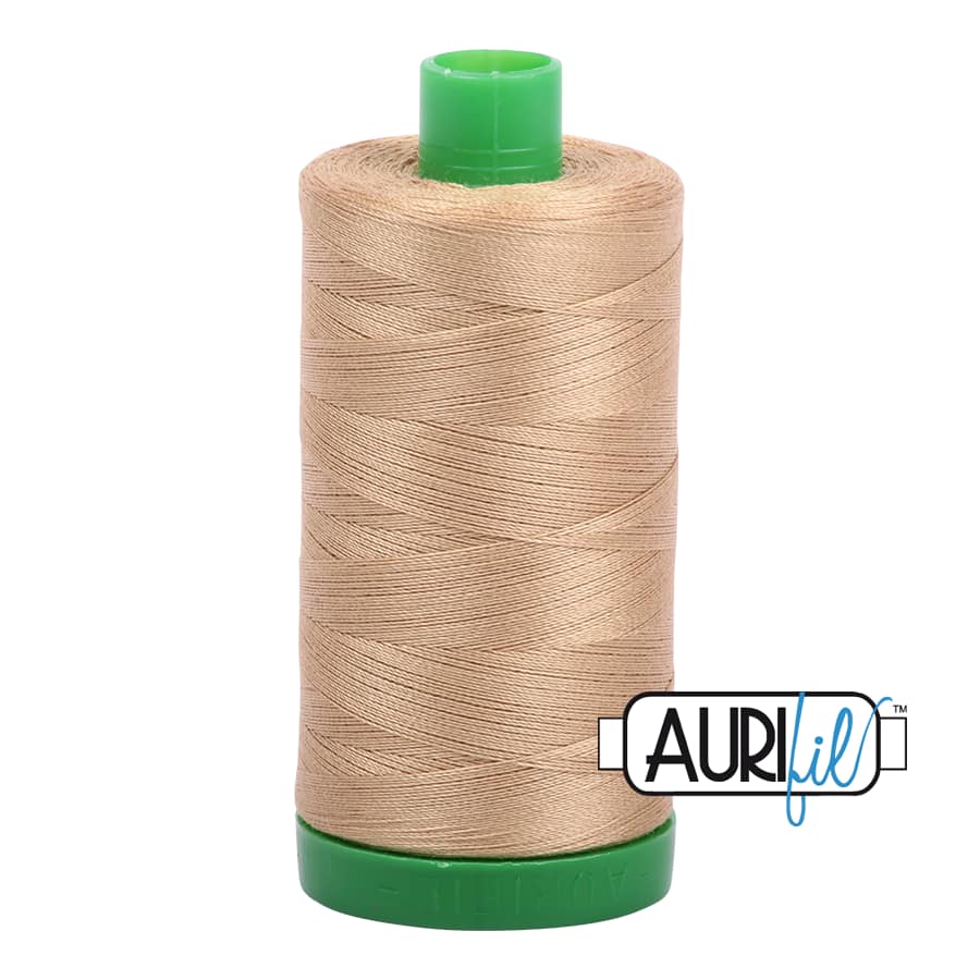 40wt Cotton Thread in 5010 Blond Beige by Aurifil