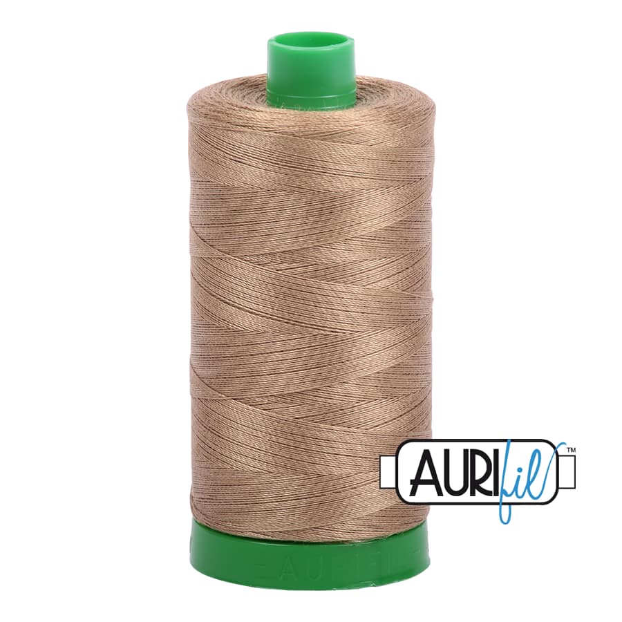 40wt Cotton Thread in 6010 Toast by Aurifil