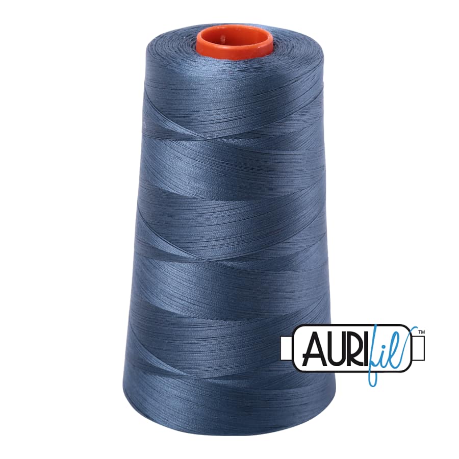 50wt Cotton Thread in 1310 Medium Grey by Aurifil - Image 3