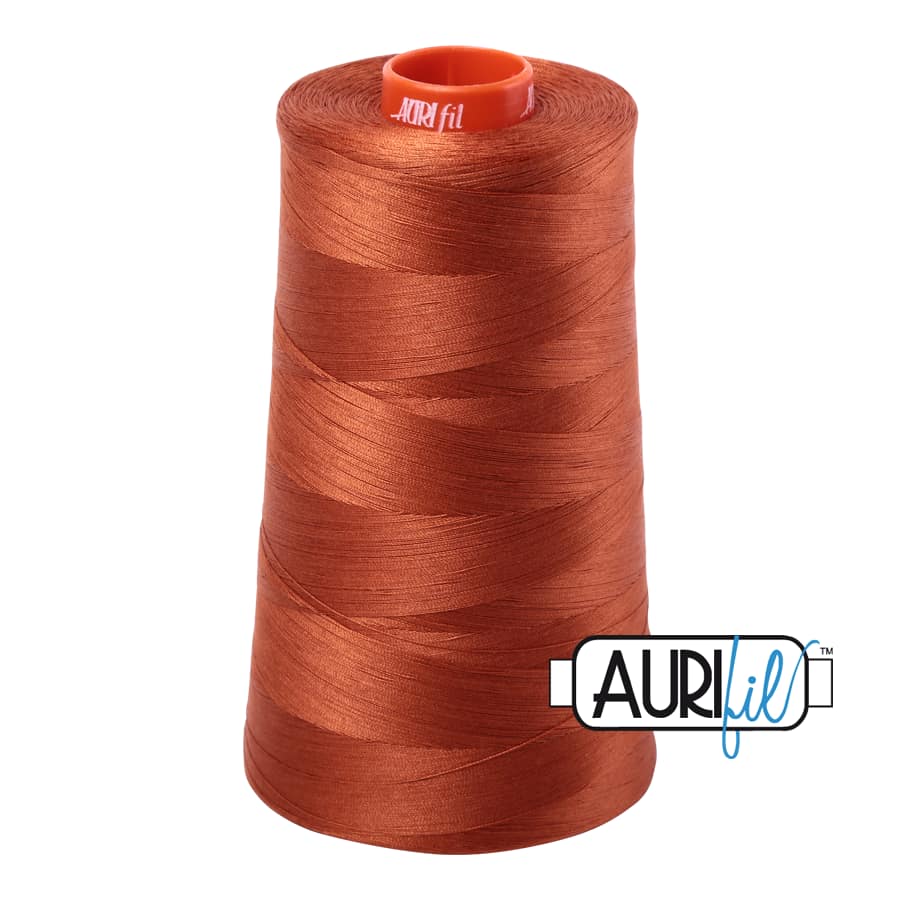50wt Cotton Thread in 2390 Cinnamon Toast by Aurifil - Image 3