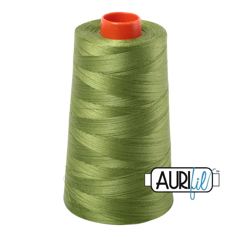 50wt Cotton Thread in 2888 Fern Green by Aurifil - Image 3