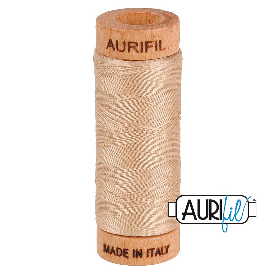 80wt Cotton Thread in 2314 Beige by Aurifil