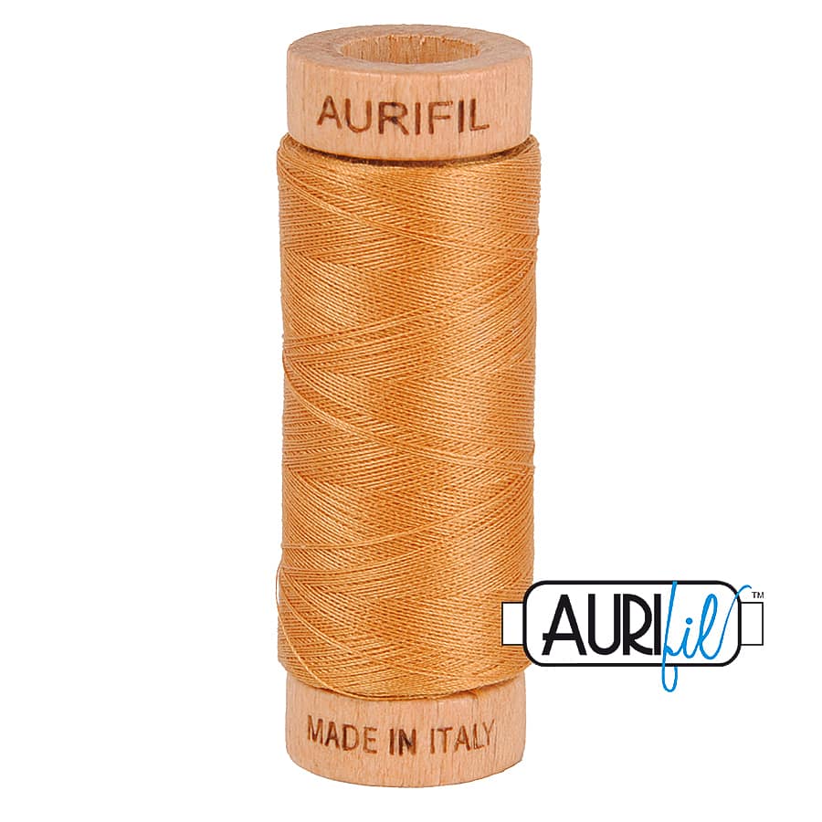 80wt Cotton Thread in 2930 Golden Toast by Aurifil