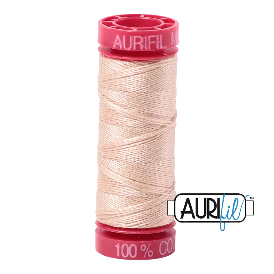 12wt Cotton Thread in 2315 Shell by Aurifil - Image 2