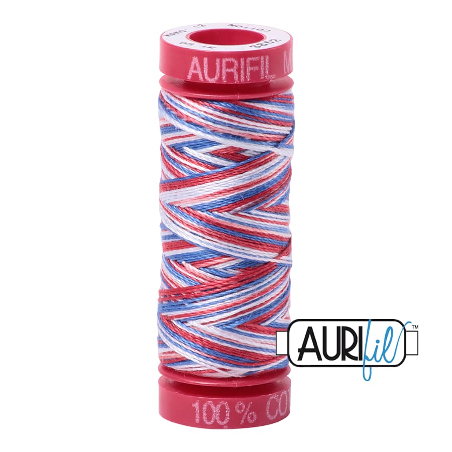 12wt Cotton Thread in 3852 Liberty by Aurifil - Image 2
