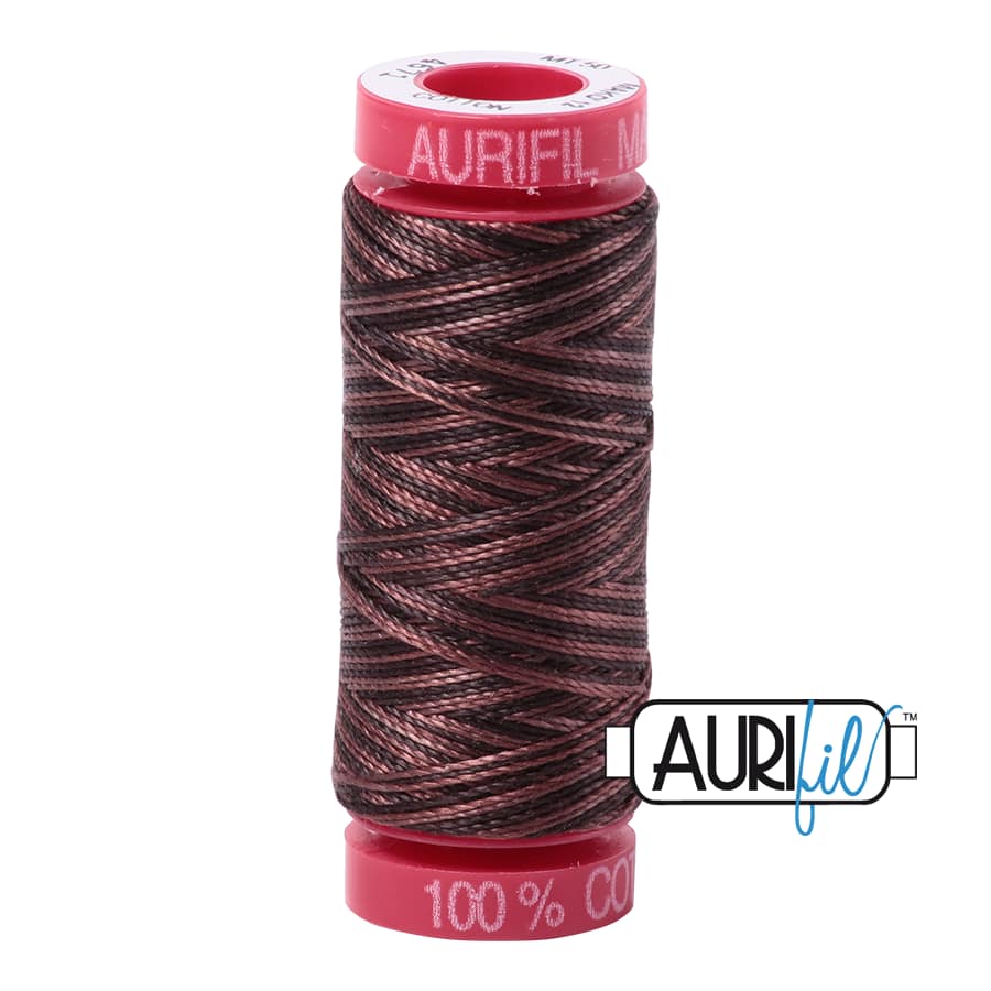 12wt Cotton Thread in 4671 Mocha Mousse by Aurifil - Image 2