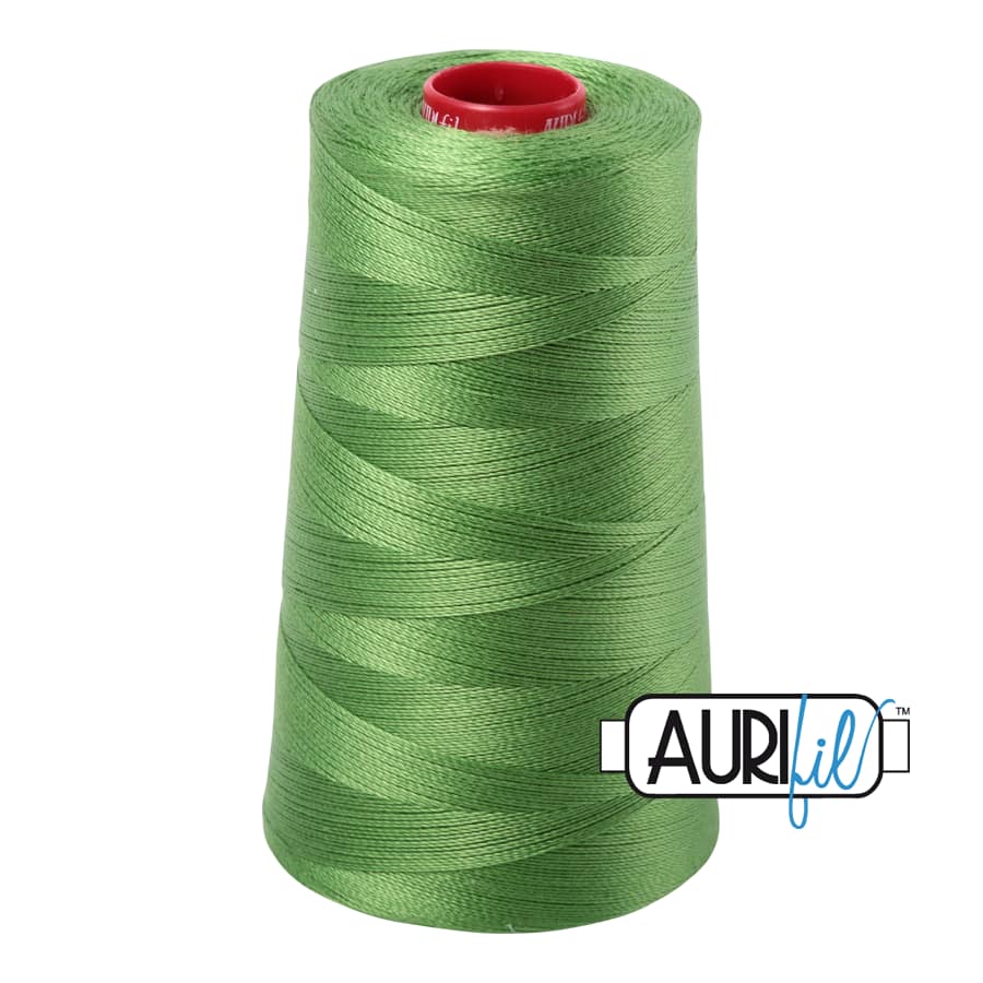12wt Cotton Thread in 1114 Grass Green by Aurifil - Image 3