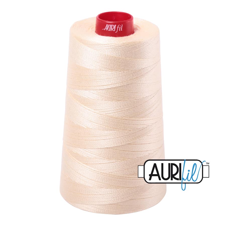 12wt Cotton Thread in 2123 Butter by Aurifil - Image 3